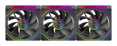 Mars Gaming MF-LINKFINITYKIT2R Boitier PC Ventilateur 12 cm Noir 3 pièce(s)