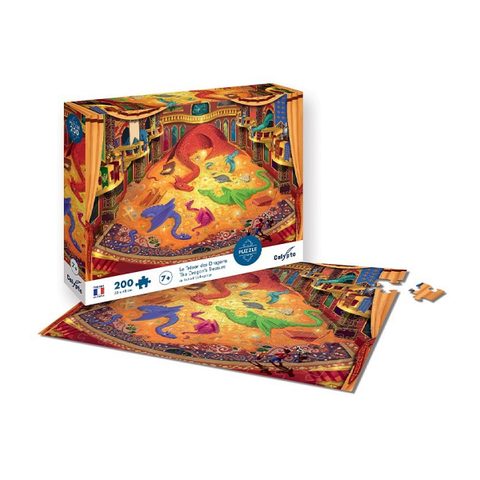 Sentosphere Puzzle 200 pièces Le Trésor des Dragons - Activité Éducative et Amusante