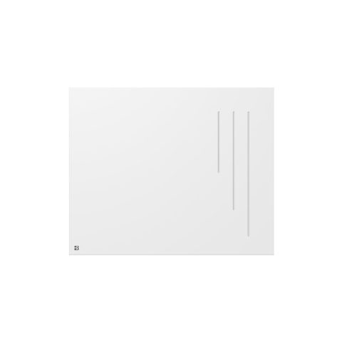 Bestherm Radiateur électrique fixe à inertie sèche céramique 1000W SPARK horizontal blanc NF