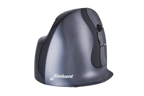 Evoluent Ratón D droit RF sans fil 3200 DPI noir gris argent 6 boutons