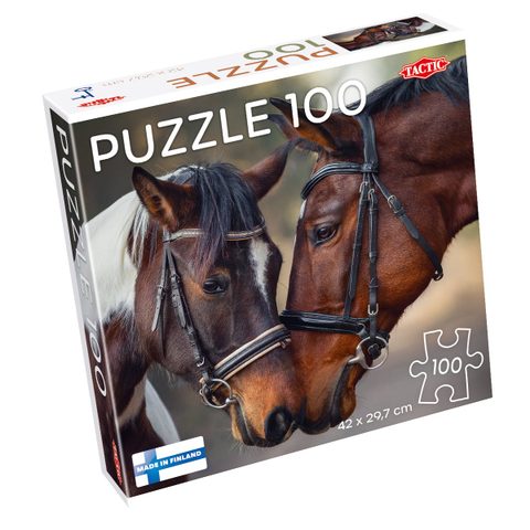 Tactic Puzzle Lovers Horses In Love 100 Pcs Puzzle