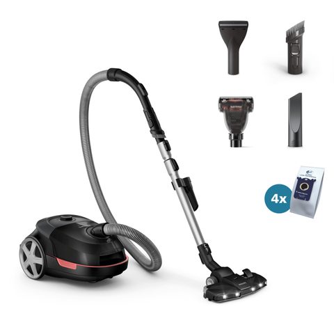 Philips Aspirateur Traineau Xd6142/12 900w Triactive+ Led