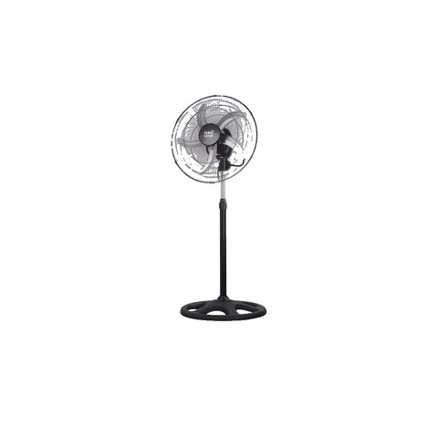 Iluminashop Watts ventilateur sur pied 75 W noir fixe 3 vitesses