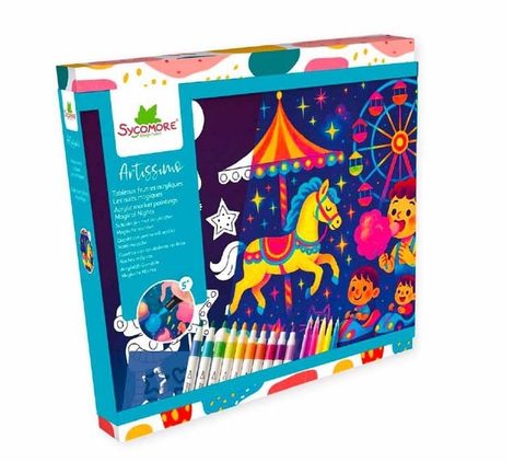 Sycomore Tableaux Xl Artissimo Les Nuits Magiques Multicolor Autres