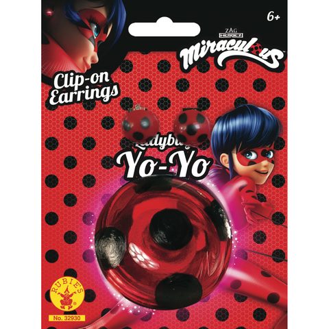 Rubie's C accessoires Yoyo + boucles d'oreilles Ladybug