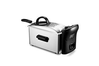 KitchenCook K-FRY Friteuse sans huile 3 L semi-professionnelle en acier inoxydable