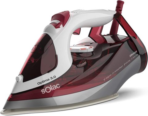 Solac Fer à repasser vapeur 2800W semelle céramique