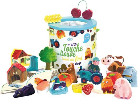 Vilac Jeu Touche et Trouve: À la découverte de la ferme