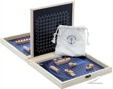 NAN Jeu Bataille Navale Vilac Marine Nationale Multicolor Bois