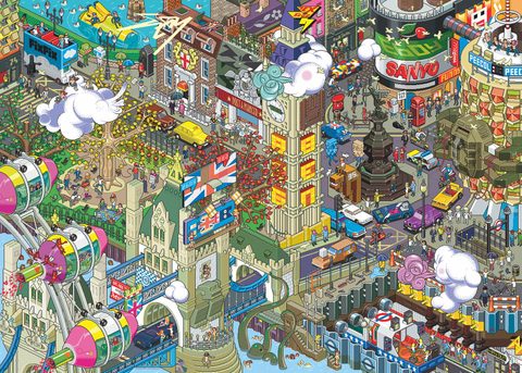 Heye Puzzle London Quest 1000 Pièces Puzzle