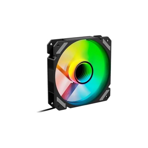 Sharkoon Ventilateur Pc Inverse Shark Mirror Rgb Pwm Noir, 120 Mm 4044951042463