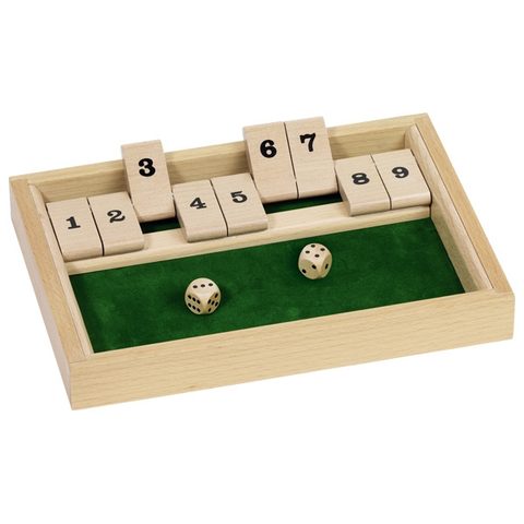 Goki Jeu De Dés En Bois Shut The Box Jeu Éducatif Plateau