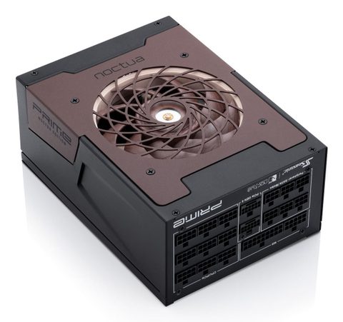 Seasonic Alimentation modulaire ultra-silencieuse 1600 W 80 PLUS Titanium Prime TX-1600 Noctua Edition
