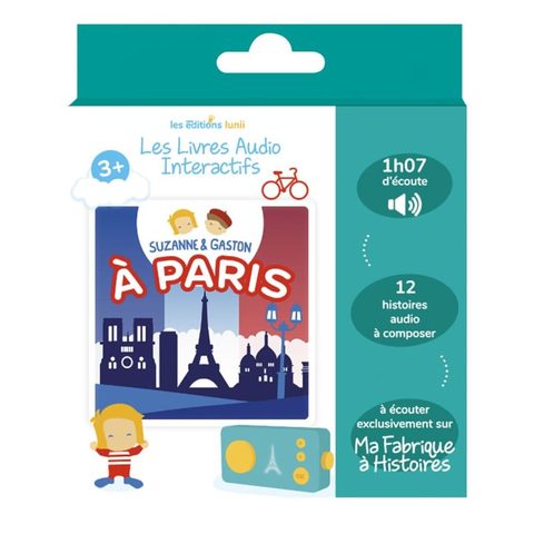 Lunii Livre audio interactif pour Ma Fabrique à Histoires Suzanne et Gaston à Paris