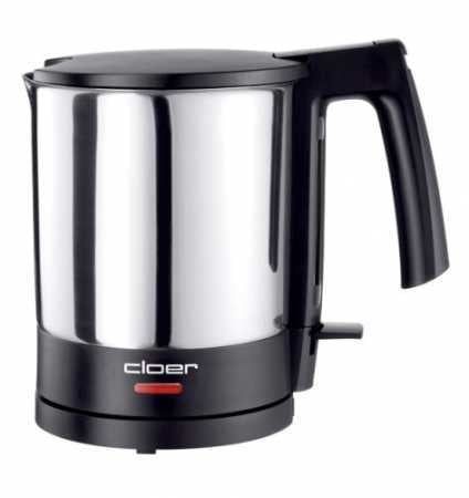Cloer 4710 Bouilloire 1,5 L 1800 W Noir, Acier Inoxydable