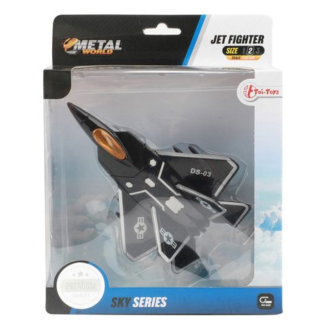 Toi-toys Avion de combat rétractable en métal