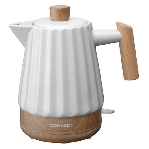 Concept Bouilloire Solution Céramique Blanche 1,5 L