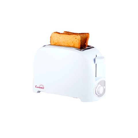 Comelec Grille-pain TP 1703 2 tranches blanc contrôle boutons rotatif 750 W