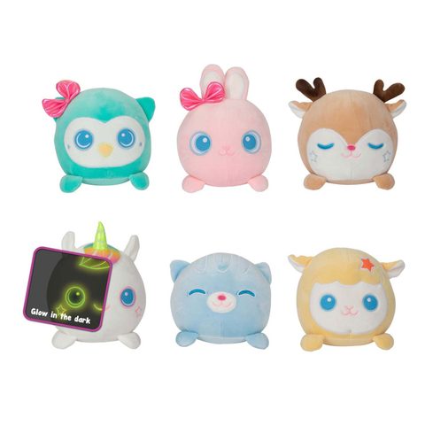 Toi-toys Plush Plush Glow In The Dark Animal -Cuty-17Cm 6As (17 cm)