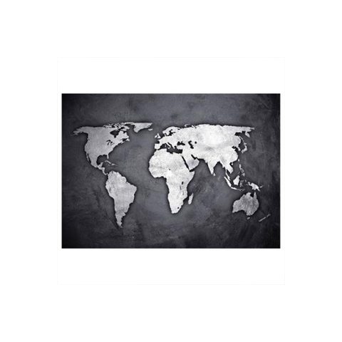 Paris Prix Sticker Mural Déco "map Monde" 50cm