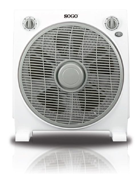 Sogo VEN-SS-21120 - ventilateur rotatif box fan 12 pouces 45 W