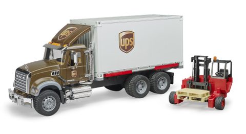 Bruder Camion Mack Granit Ups Avec Tire Palette