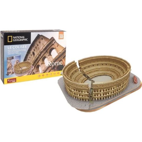 CStore Puzzle 3D lumineux - Colisée - Jeu de construction - 131 pieces - Des 8 ans