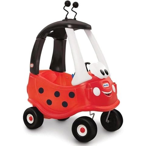 Little Tikes Cozy Coupe - Coccinelle - Voiture Enfant - Portes, Klaxon Et Plancher A Retirer - Des 18 Mois