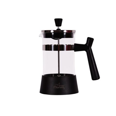 Any Morning Cafetière à piston 600 ml Acier inoxydable Verre borosilicate Facile à nettoyer