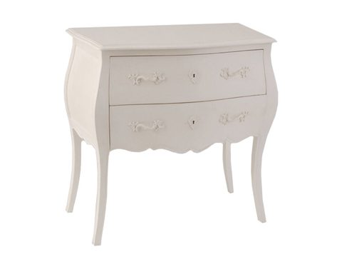 Amadeus Commode Murano Blanc 2 Tiroirs