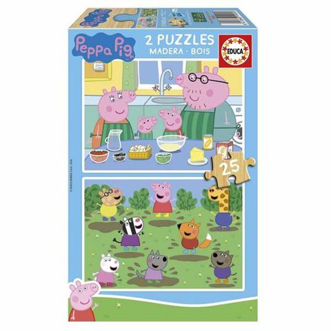 Peppa Pig Puzzle enfant en bois