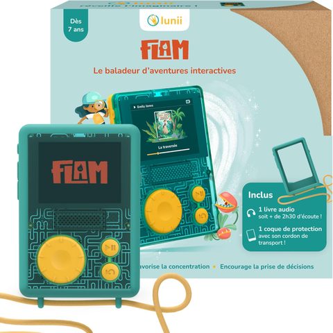 Lunii Pack Baladeur interactif avec coque de protection nomade