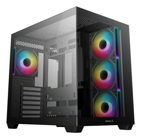 Deepcool Boîtier CG530 4F ATX Verre trempé 4 Ventilateurs RGB