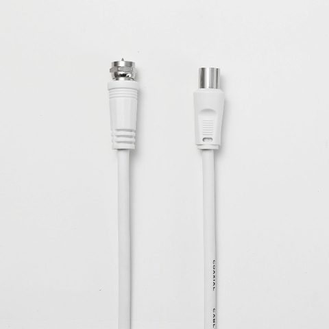 D2 Diffusion Câble Coaxial/satellite 9.52 Mm Mâle/mâle - 2m