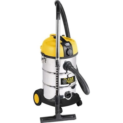 Fartools Aspirateur Plaque de plâtre eau et poussières NETUP30P 1200W 30L