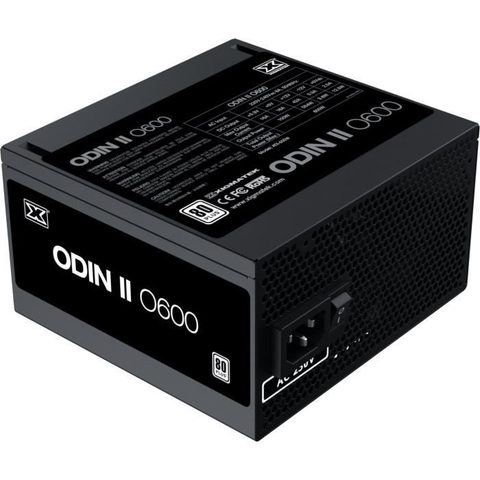 Xigmatek Fuente de Alimentación Odin II 600W Certification 80 PLUS ventilateur 12cm
