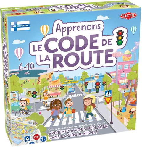 Tactic Jeu de société Apprenons le Code de la Route Éducatif 6-10 ans