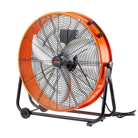 Vevor Ventilateur Tambour Industriel 0,6 M, 8700 Cfm. 3 Vitesses, Minuterie 0-2 H. Entrepôt, Atelier