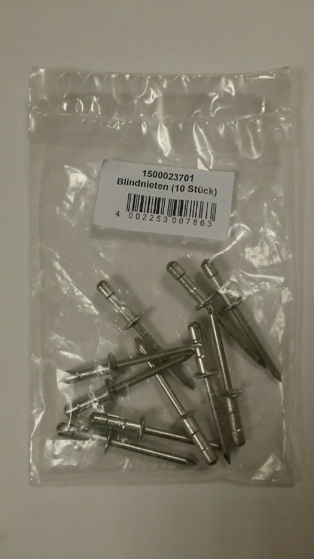 Thule Rivet 23701 Sachet 10 - 5 Cm