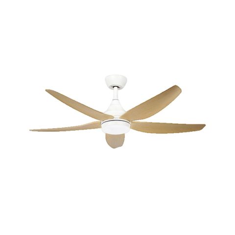 Fabrilamp Ventilateur Plafonnier Elda 18w Télécommande Blanc/haya