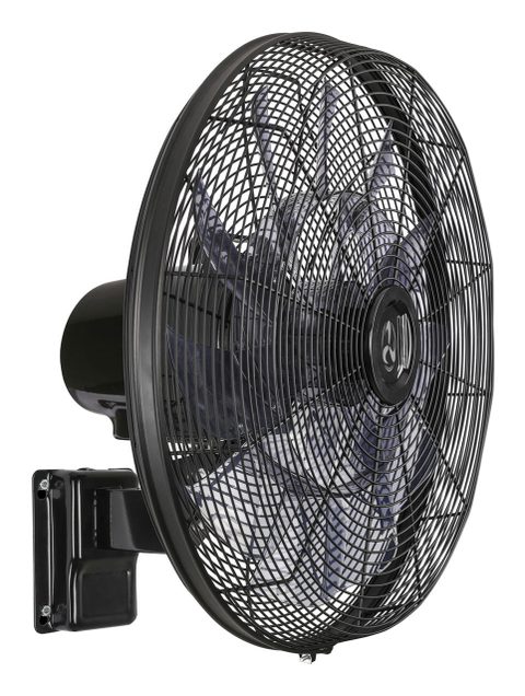 Casafan GENERIQUE ventilateur industriel mural noir 90 W fixe