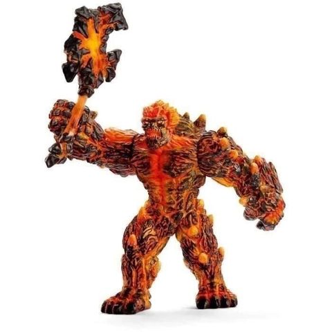 Schleich Golem De Lave Avec Arme, 42447 Eldrador Creature, Figurine D'action Tres Durable, Des 7 Ans