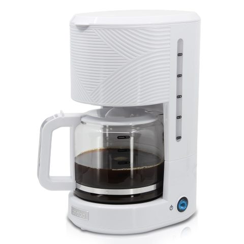 Briebe Cafetière filtre CM1171WHT 1,25 L 10 tasses filtre permanent