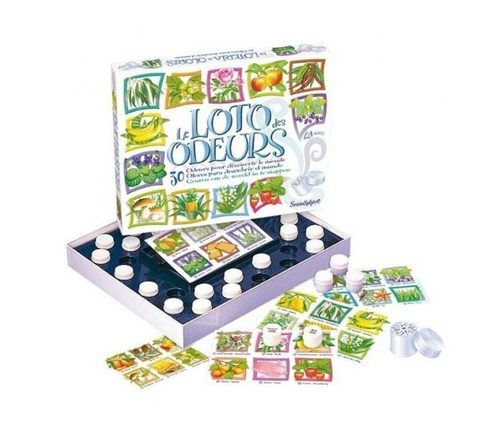 Sentosphere Loto des Odeurs: Jeu Éducatif pour Enfants - Apprenez en Vous Amusant