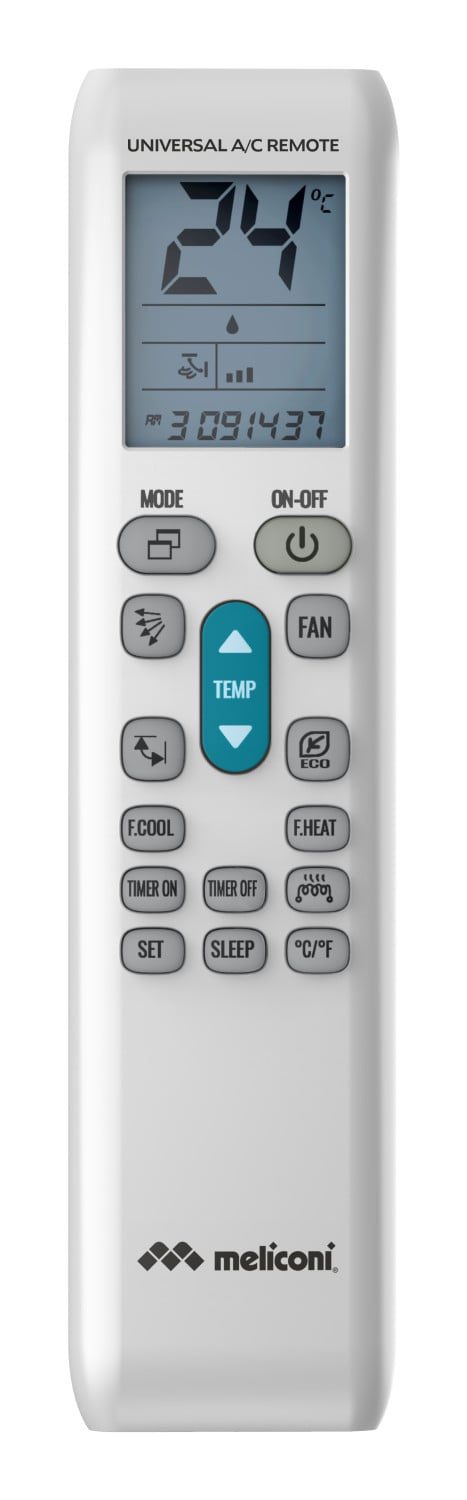 Meliconi Télécommande climatisation universelle AC50 - Programmation simple et rapide