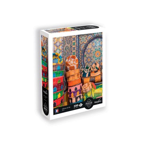 Sentosphere Puzzle XL 500 pièces - Médina de Fès, Maroc - Idéal pour les Débutants