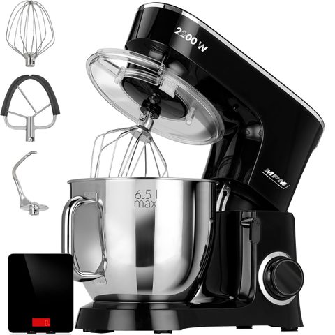 Mpm MRK-19B Mélangeur de Pâte à Pâtisserie Robot Cuisine Orbital 2200W + Balance