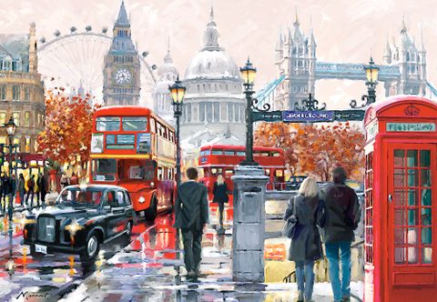Castorland Puzzle London Collage - 1000 Pièces - Puzzle