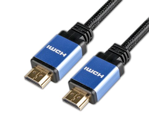 D2 Cable Hdmi 2.1 Ultra Hd 8k Connecteurs En Or Nylon Tressé - High Speed Par Ethernet Full Hd 1080p / 2160p 60hz 3d Tv