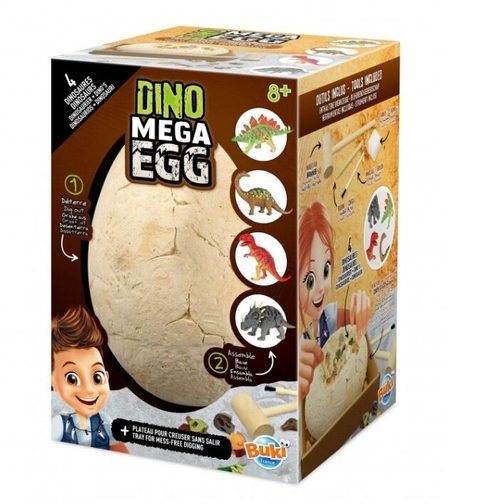 Buki Kit De Fouille Mega Dino Oeuf 20 Cm Multicolor Plâtre
